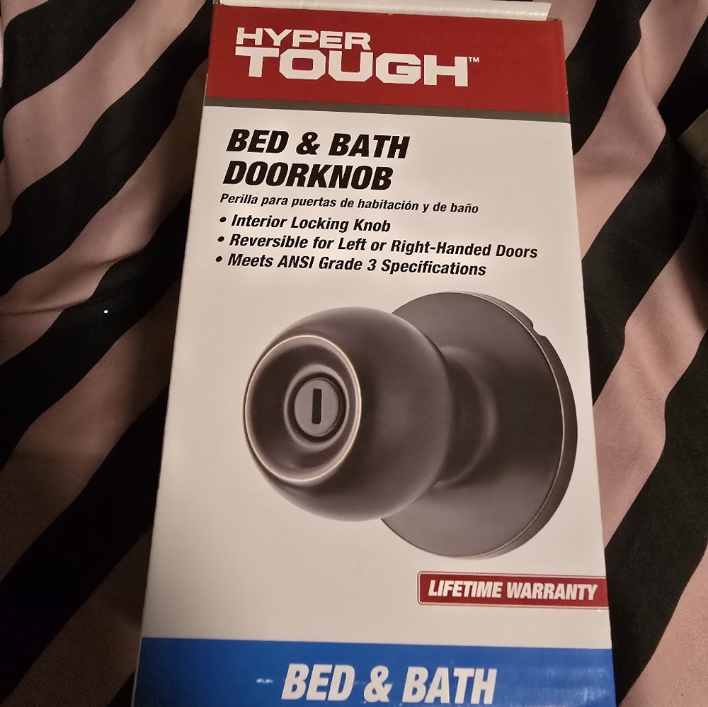 Hyper Tough Bed & Bath Door Knob